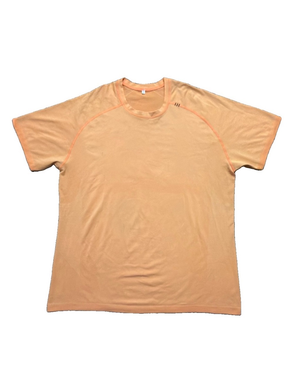 Lululemon Metal Vent Tech Short Sleeve Shirt Men XXL Orange The Better You Look
